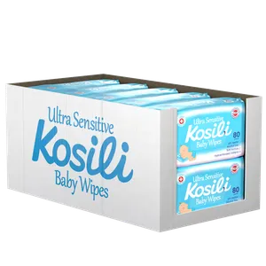 KOSILI Baby vlažne maramice plave 10 x 80/1 XXL
