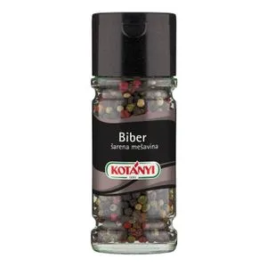 Kotanyi BIBER MEŠANI (U ZRNU) STAKLO 40G/100ML