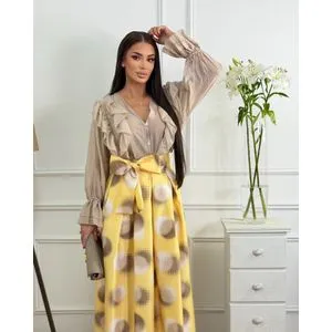 Košulja / Beige Ruffle Puff