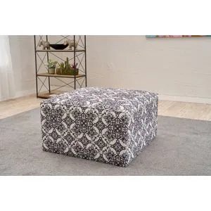 Kozan - Grey Grey Pouffe