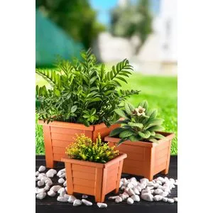 KRSKS-3 Brown Vase Set
