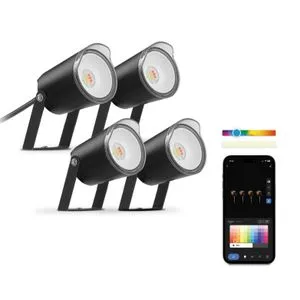 KSIX BXOUTL1 SMARTLED SPOLJAŠNJA Lampa set RGBIC+WKSIX 4KOM