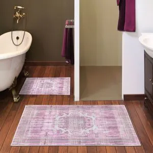 Kt448 V2 Multicolor Bathmat Set (2 Pieces)