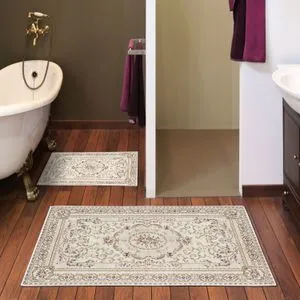 Kt457 Multicolor Bathmat Set (2 Pieces)