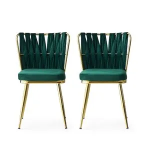 Kuşaklı - 206 V2 Gold
Green Chair Set (2 Pieces)