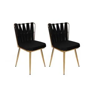 Kuşaklı-211 V2 Black
Gold Chair Set (2 Pieces)