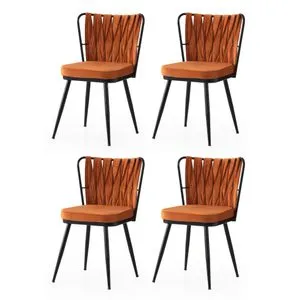 Kuşaklı - 224 V4 Black
Orange Chair Set (4 Pieces)