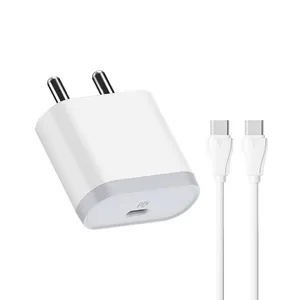 Kucni punjac LDNIO A1209C PD, 20W sa Type C na Type C kablom beli