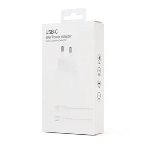 Kucni punjac PD Fast charger 20W za iPhone 11-14 sa PD lightning kablom CE beli
