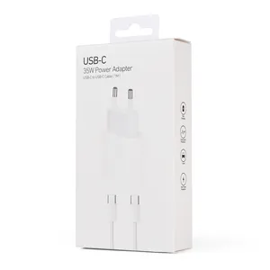 Kucni punjac PD Fast charger 35W za iPhone 15-16 sa PD Type C kablom CE beli