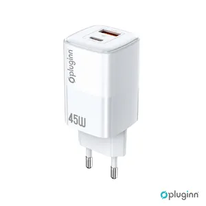 Kucni punjac Pluginn PI-D74-45w, GaN, QC3.0, PD3.0, PPS, USB 19W, PD 45W sa PD iPhone lightning k...