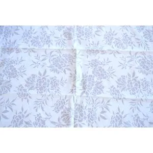 Kuhinjska krpa Grey flowers 45x70cm