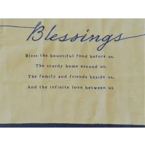 Kuhinjska krpa print Blessing 45x70cm 3258