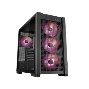 Kućište ASUS TUF GAMING GT302 Tempered Glass ARGB Mid Tower/Micro ATX/Mini ITX/bez napajanja/crna