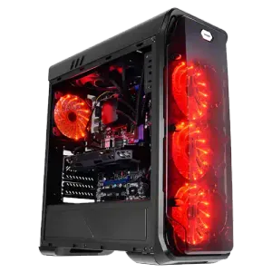 Kućište LC Power Gaming 988B-ON Red Typhoon Black