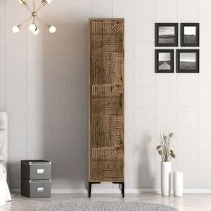 Kumsal P - Walnut Walnut Wardrobe