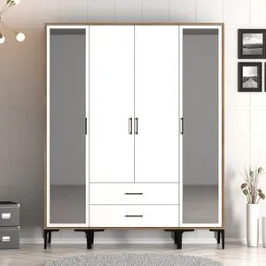 Kumsal RTR - Walnut, White Walnut
White Wardrobe