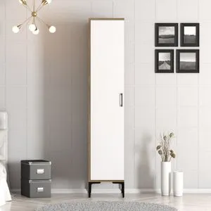 Kumsal S - Walnut, White Walnut
White Wardrobe