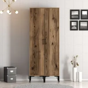Kumsal SS - Walnut Walnut Wardrobe