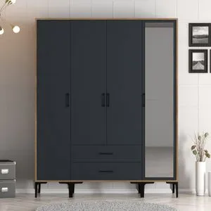 Kumsal STR - Walnut, Anthracite Walnut
Anthracite Wardrobe
