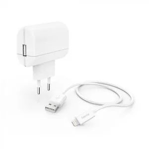 Kućni punjač za iPhone, MFI, beli 2,4A, premium