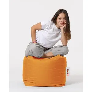Kvadratni Pouf - Narandžasti Orange Garden