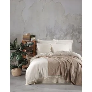 L'essential Maison Dante - Beige Beige
Cream Double Quilt Cover Set
