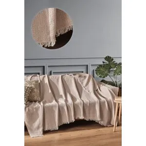 L'essential Maison Milano - Bež Pokrivač za Sofu