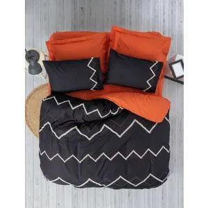 L'essential Maison Mirely - Tile Red Tile Red
Black Ranforce Double Quilt Cover Set
