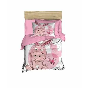 L'essential Maison PH122 Prah Bela Roze Bebi Posteljina