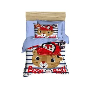 L'essential Maison PH145 Plavo Belo Crveno Posteljina za Bebe