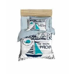 L'essential Maison PH17 Plavi/Sivi/Beli Set za Bebi Krevetac