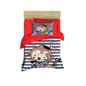 L'essential Maison PH192 Crveno/Plavo/Belo Posteljina za Bebe