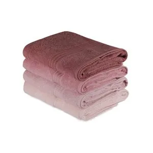 L'essential Maison Rainbow - Set Peškira u Prahu Roze (4 komada)