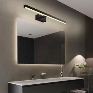 L1648 - Crna zidna lampa