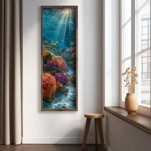 LAC112-120 Multicolor Decorative Framed MDF Painting