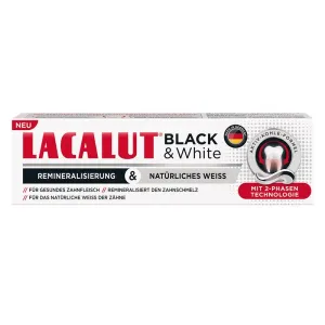 Lacalut pasta za zube Black&White, 75 ml