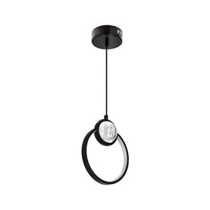 Lacrima Viseća Lampa Crna 15W LED 3000K