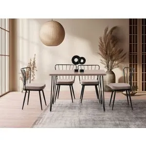 Lagos - 1420 Light Mocha Dining Table