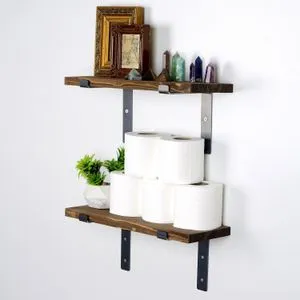 Lam005 Black
Walnut Decorative Wooden Wall Shelf