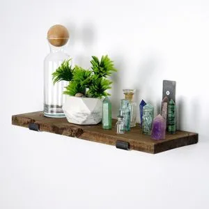 Lam007 Black
Walnut Decorative Wooden Wall Shelf