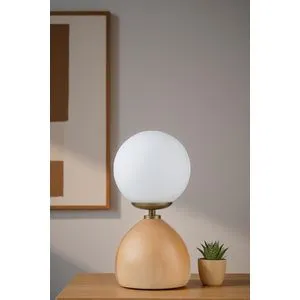 Lampa za sto 8898-7 u beloj, crnoj i hrastovoj boji