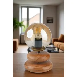 Lampa za sto 8901-8 od medenog hrasta