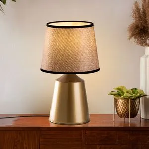 Lampa za sto Drop - 15496 zlatna i bež