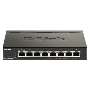 LAN Switch D-Link DGS-1100-08PV2 10/100/1000 8port PoE Smart
