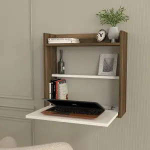 Laptop - White, Walnut White
Walnut Study Desk