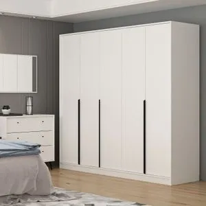 Lara - 8169 White Wardrobe
