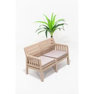 Lara Ikili Koltuk - Cappucino Cappucino Garden 2-Seat Sofa