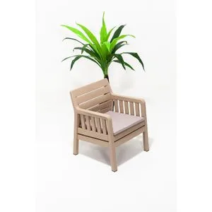 Lara Tekli Koltuk - Cappucino Cappucino Garden 1-Seat Sofa
