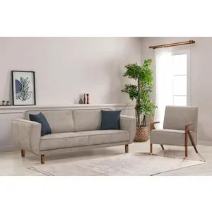 Larus Wood Set - Walnut, Grey Walnut
Grey Sofa-Bed Set
